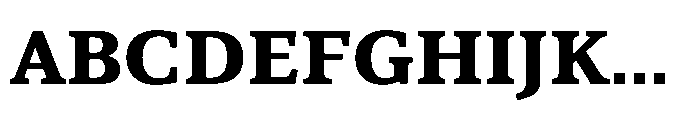 Cabot Expanded Ex Bold Font UPPERCASE