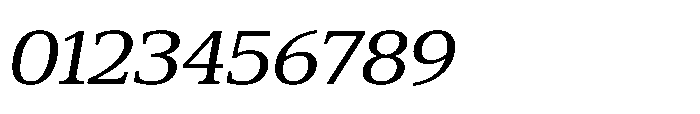 Cabot Expanded Italic Font OTHER CHARS
