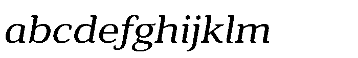 Cabot Expanded Italic FONT