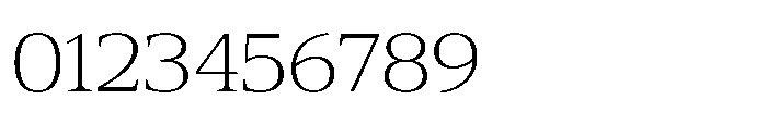 Cabot Expanded Light Font OTHER CHARS