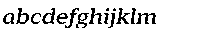 Cabot Expanded Medium Italic FONT