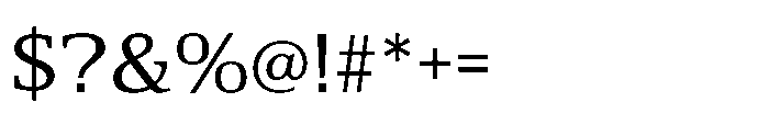 Cabot Expanded Regular Font OTHER CHARS