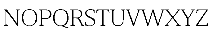 Cabot Light Font UPPERCASE
