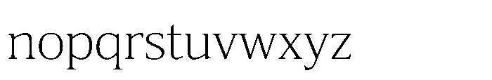 Cabot Light Font LOWERCASE