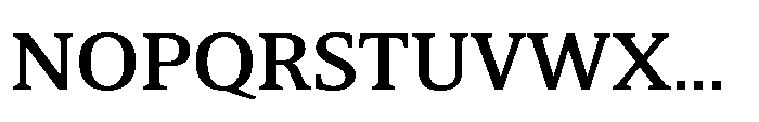 Cabot Medium Font UPPERCASE