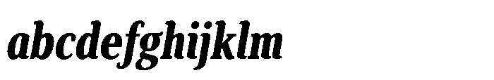Cabot Ultra Condensed Black Italic FONT