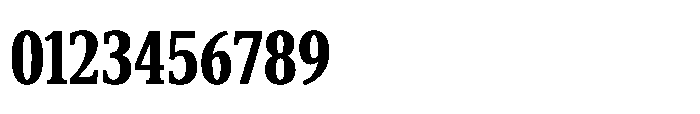 Cabot Ultra Condensed Black Font OTHER CHARS
