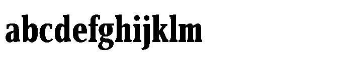 Cabot Ultra Condensed Black FONT