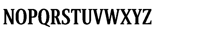 Cabot Ultra Condensed Bold Font UPPERCASE