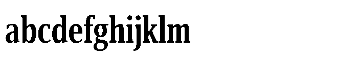 Cabot Ultra Condensed Bold FONT