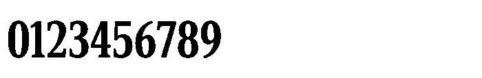 Cabot Ultra Condensed Ex Bold Font OTHER CHARS