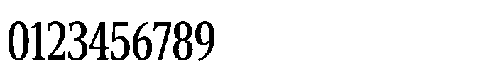 Cabot Ultra Condensed Medium Font OTHER CHARS