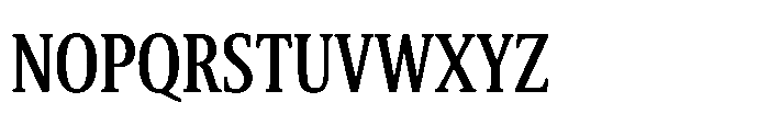 Cabot Ultra Condensed Medium Font UPPERCASE