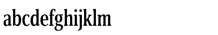 Cabot Ultra Condensed Medium FONT