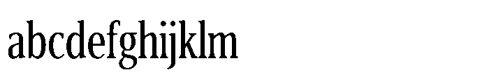 Cabot Ultra Condensed Regular FONT