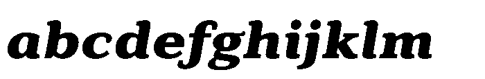 Cabot Wide Black Italic FONT