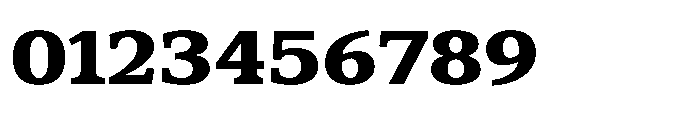 Cabot Wide Black Font OTHER CHARS
