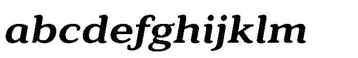 Cabot Wide Bold Italic FONT