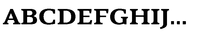 Cabot Wide Bold Font UPPERCASE