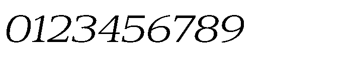 Cabot Wide Book Italic Font OTHER CHARS