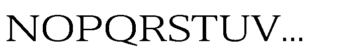 Cabot Wide Book Font UPPERCASE