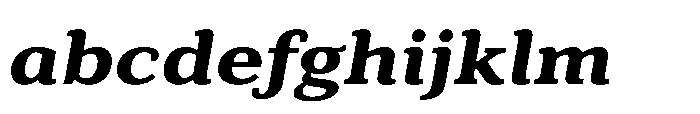 Cabot Wide Ex Bold Italic FONT