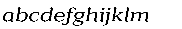 Cabot Wide Italic FONT