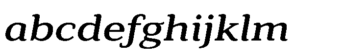 Cabot Wide Medium Italic FONT