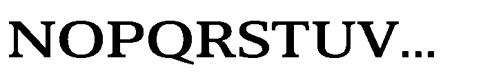 Cabot Wide Medium Font UPPERCASE