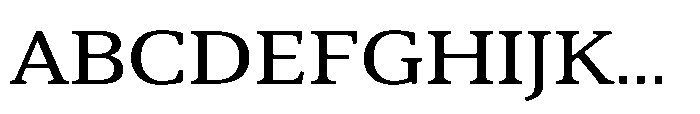 Cabot Wide Regular Font UPPERCASE