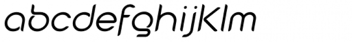 Cabourg Regular Oblique Font LOWERCASE
