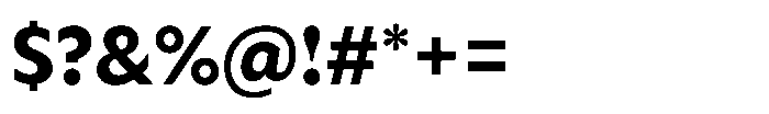 Cabrio Bold Font OTHER CHARS