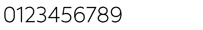 Cabrio Light Font OTHER CHARS