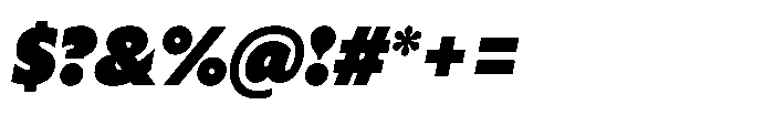 Cabrio Poster Italic Font OTHER CHARS