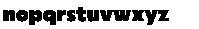 Cabrio Poster Font LOWERCASE