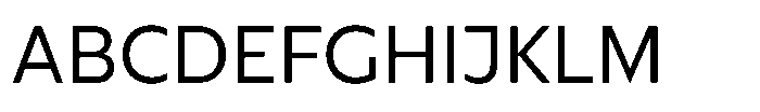 Cabrio Regular Font UPPERCASE
