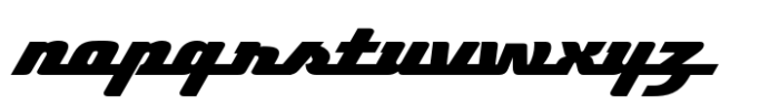 Cabriolet Bold SC Semi Condensed Font LOWERCASE
