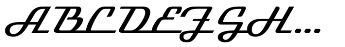 Cabriolet Light Semi Condensed Font UPPERCASE