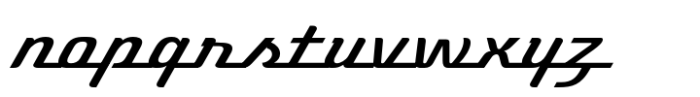 Cabriolet Light Semi Condensed Font LOWERCASE
