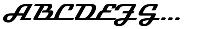 Cabriolet Semi Condensed Font UPPERCASE