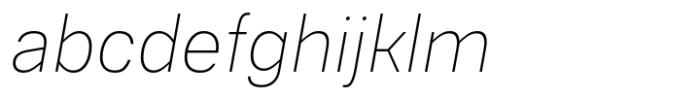 Cabrion Thin Italic FONT