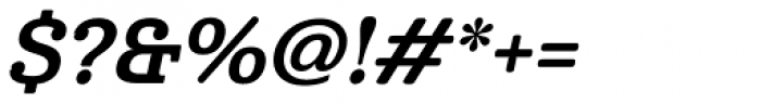 Cabrito Bold Italic Font OTHER CHARS