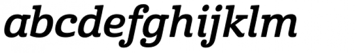 Cabrito Bold Italic Font LOWERCASE