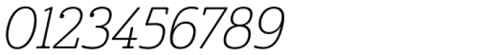 Cabrito Con Thin Italic Font OTHER CHARS
