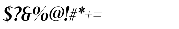 Cabrito Contrast Cond Bold It Font OTHER CHARS