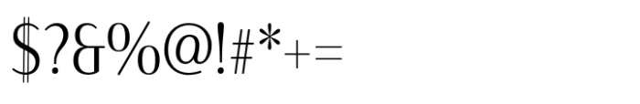 Cabrito Contrast Cond Regular Font OTHER CHARS