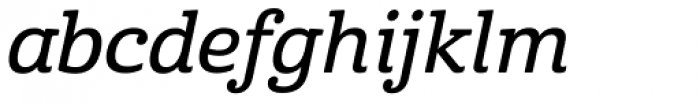 Cabrito Demi Italic Font LOWERCASE