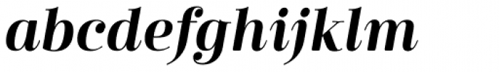 Cabrito Didone Bold Italic Font LOWERCASE