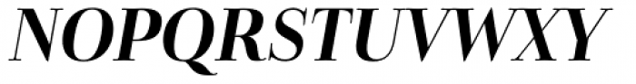 Cabrito Didone Cond Bold Italic Font UPPERCASE