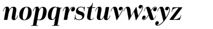 Cabrito Didone Cond Bold Italic Font LOWERCASE